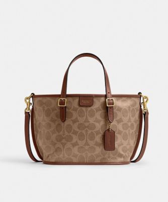 タクシー トート バッグ 21・シグネチャー キャンバス | COACH